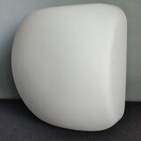 Large square ceiling/wall light in vintage opaline