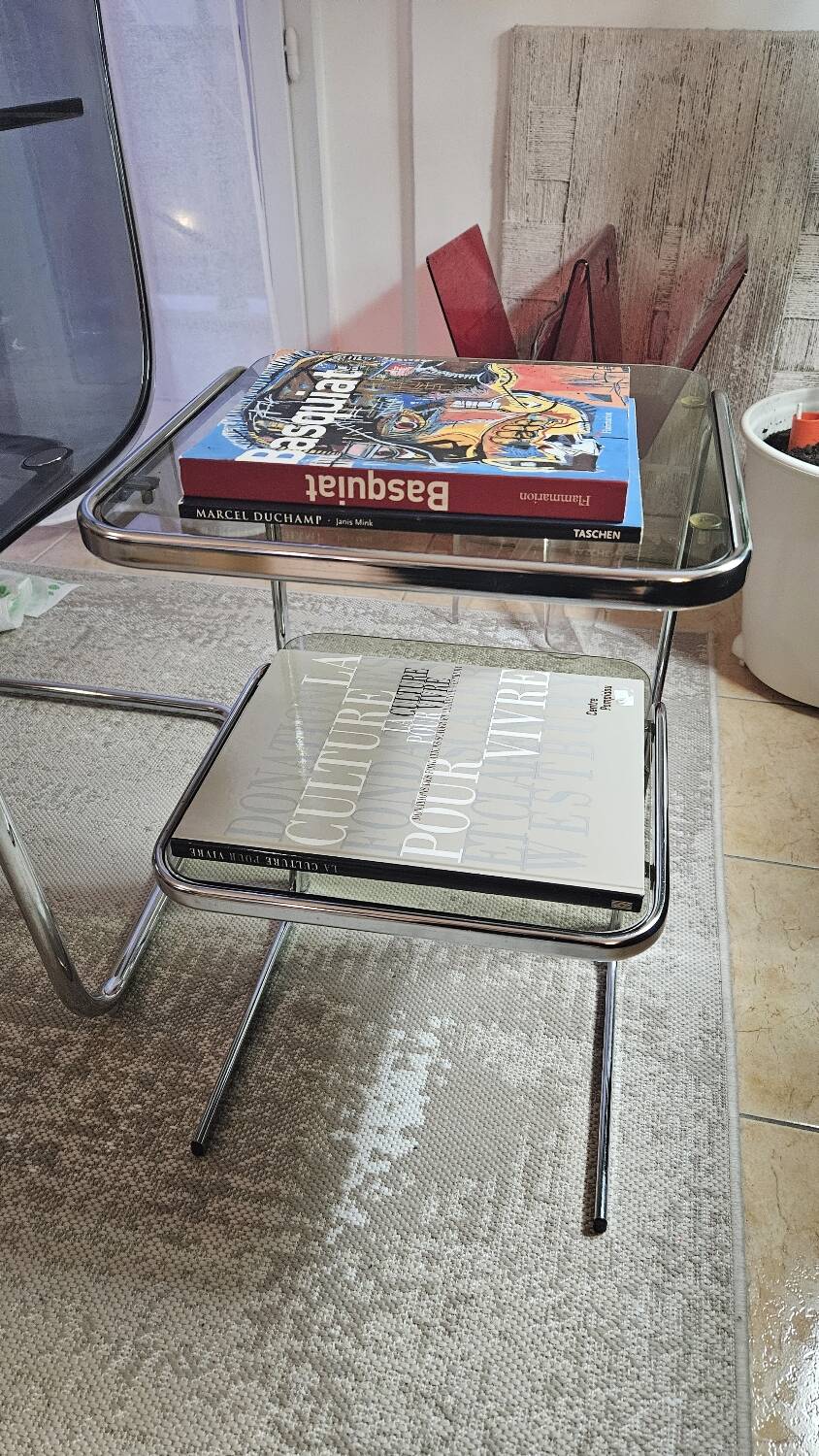 Chrome end table