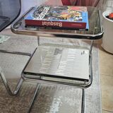 Chrome end table