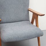 1950s  armchair in cherrywood