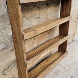 Burmese teak wall shelf