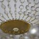 vintage glass stamped hot air balloon chandelier