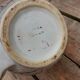 Pickle pot with pliers, varnished leaf pattern, 60's years