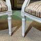 Pair of Louis XV style armchairs from the 1970s in beech.