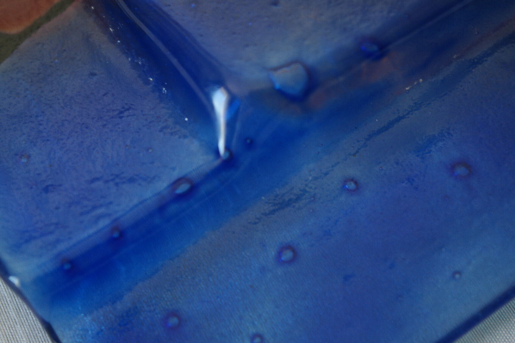 Empty murano glass pocket