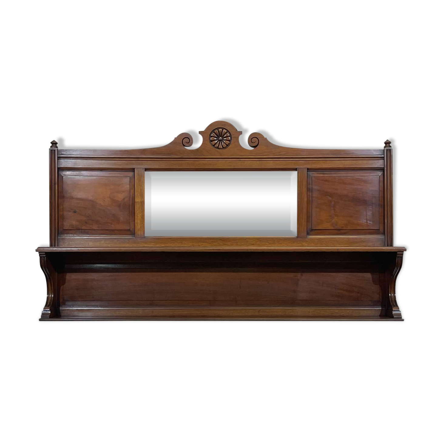 English walnut shelf from the early 20th century.