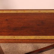 mahogany library step ladder - 19th century