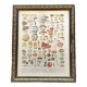 Old board Les Champignons - kitchen decoration