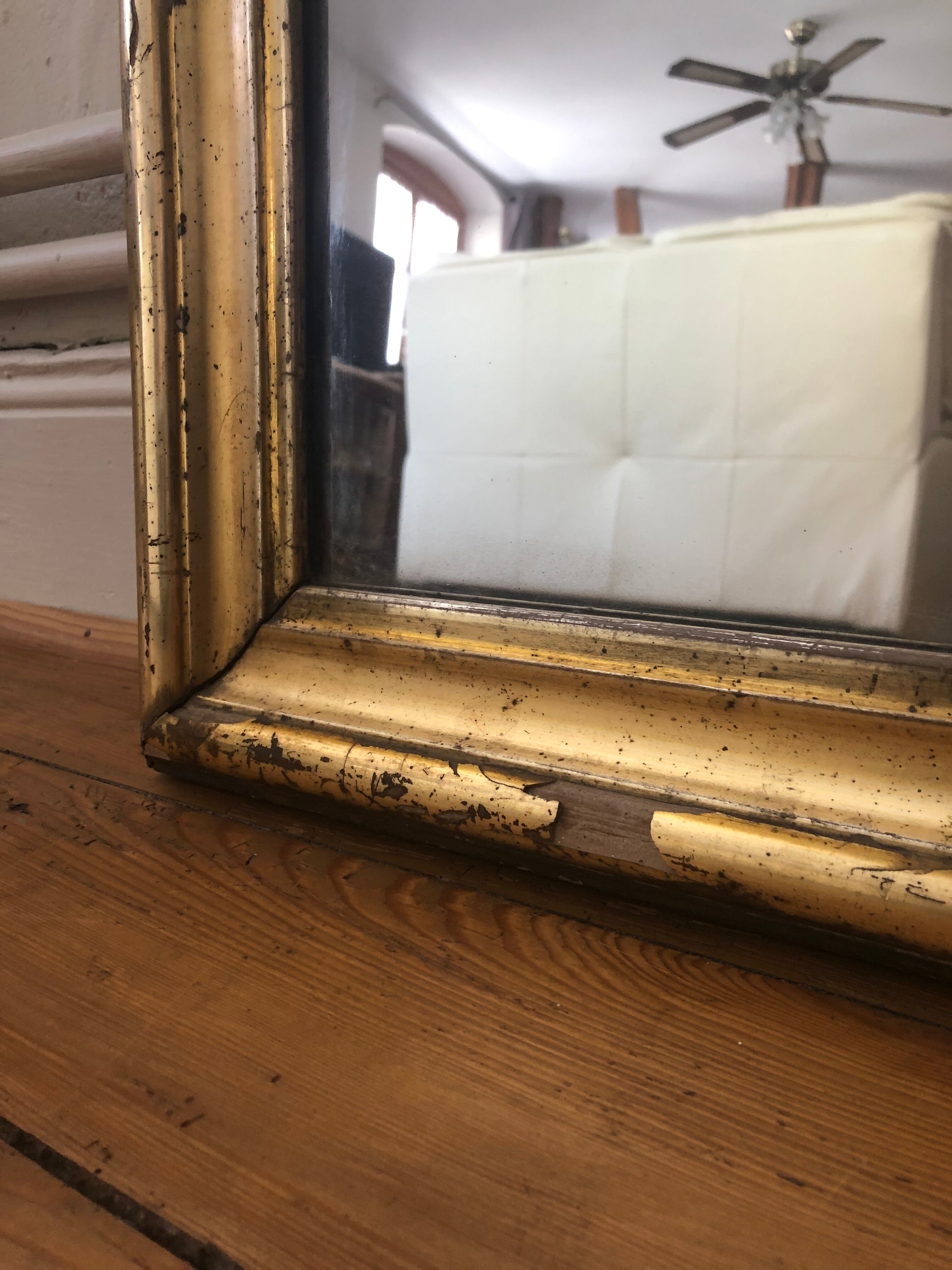 Old mirror type Louis Philippe - 80x55cm