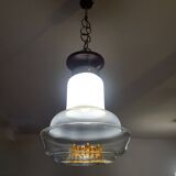 Murano glass mushroom pendant light by Mazzega Italy 1960.70