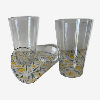 Old orangeade glasses, Baccarat crystal