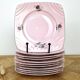 11 Art Deco dessert plates M.Z Czechoslovakia