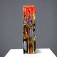 Vintage ceramic vase decorated by Elio Schiavon, Italy, 1960s.