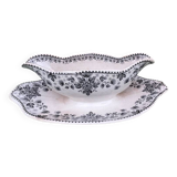 Sarreguemines sauceboat