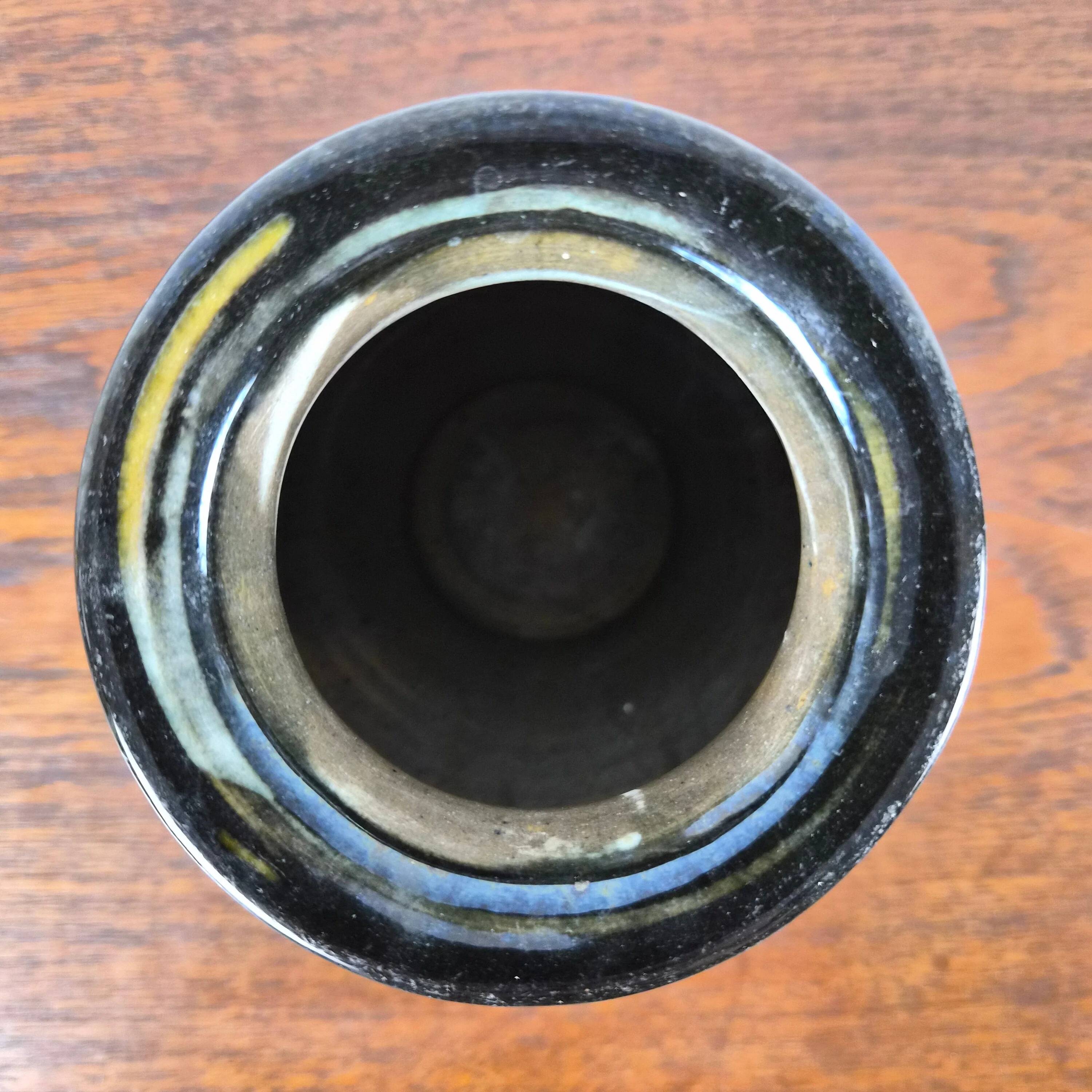 Small glazed stoneware vase, Danico workshop, Denmark, 1930