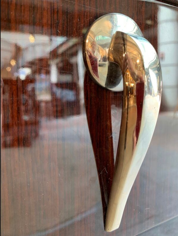 Large modernist rosewood desk