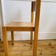 3 chaises scandinaves vintage en hêtre