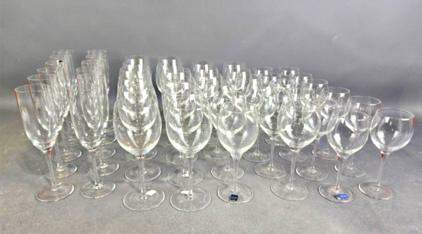 47-piece Cristal de Sevres glassware set