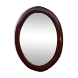 Miroir Art Déco d'époque - Cadre en Loupe d'Amboine sur Stuc circa 1925