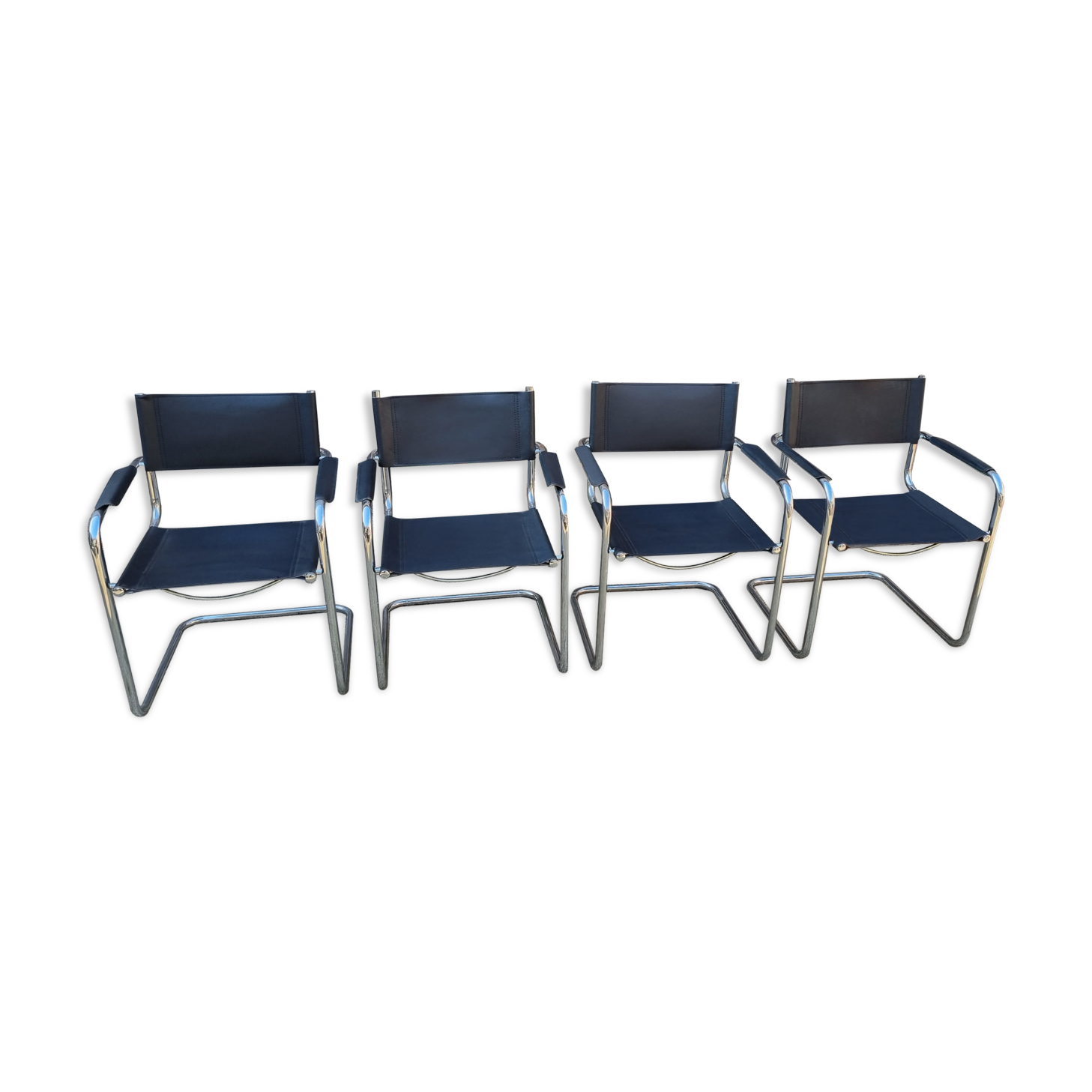 Series of 4 armchair