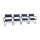 Series of 4 armchair