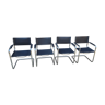 Series of 4 armchair