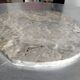 Onyx and aluminum coffee table