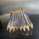 Free-form crystal bowl with fine gold gilding – Vintage 1950s/1960s