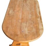 Rustic Rounded Corner Pine Table