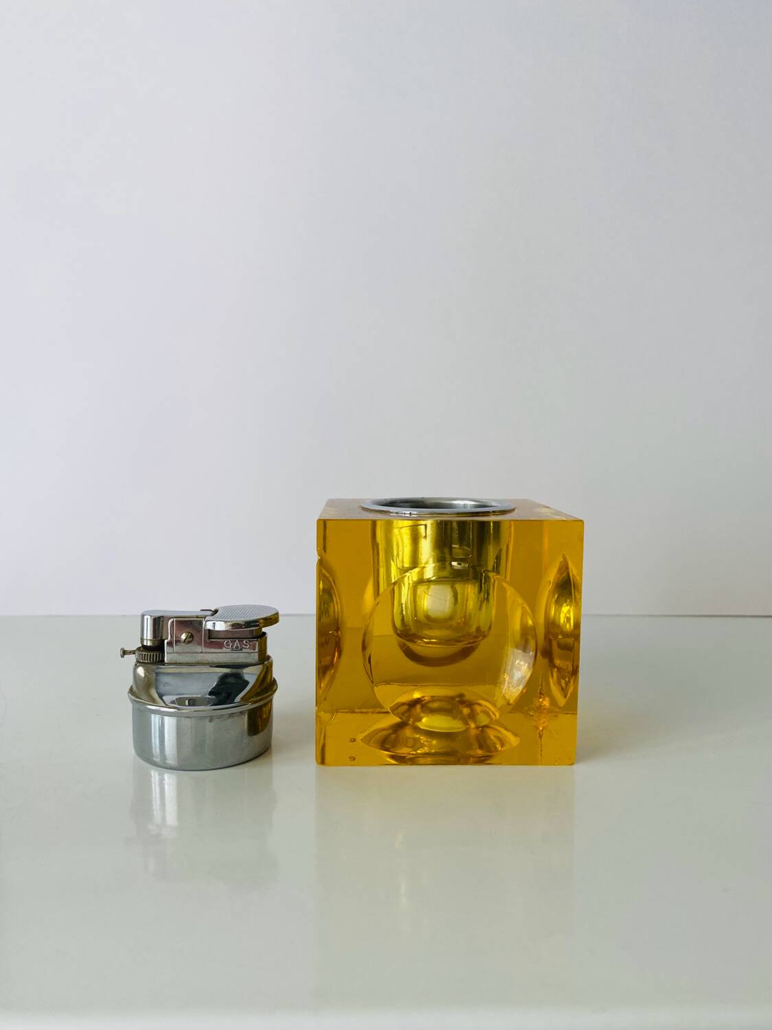 Antonio Imperatore table lighter for Murano, 1970