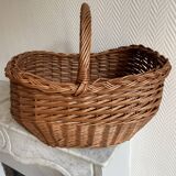 Domed wicker basket