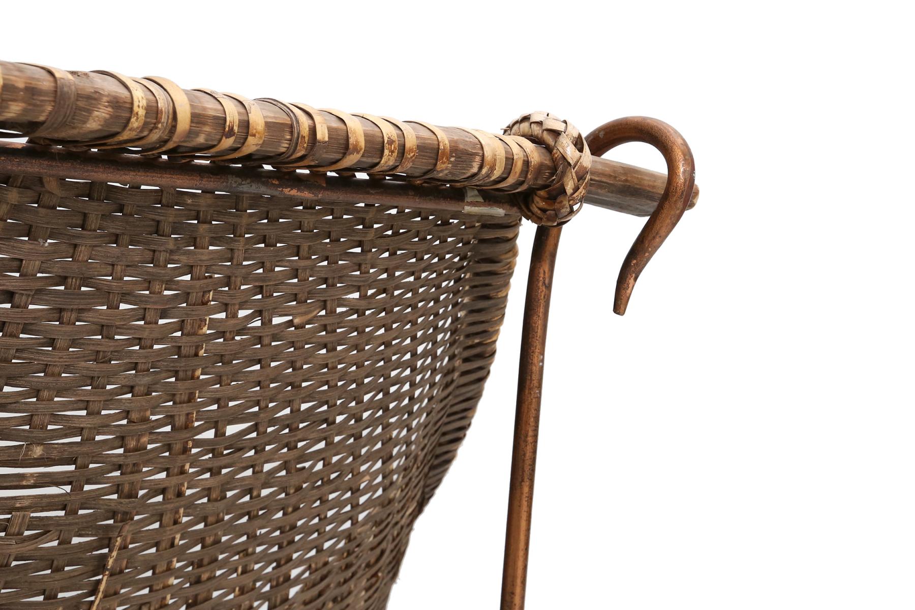 Chair Duyan mid-century Wicker by John Risley