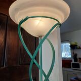 Wrought and Twisted Iron Floor Lamp