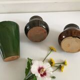 Set of 3 vintage ceramic vases