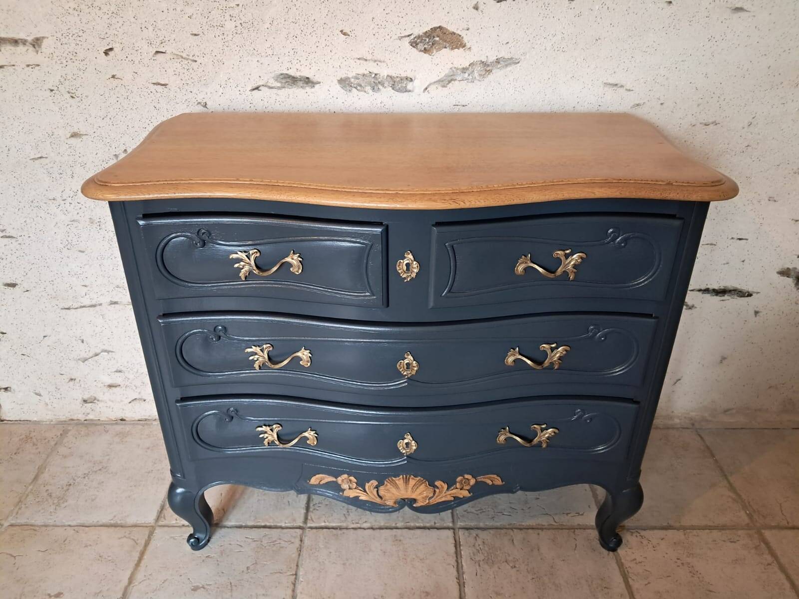 Louis XV style chest of drawers