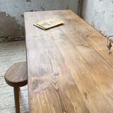 240 cm pine and oak farmhouse table