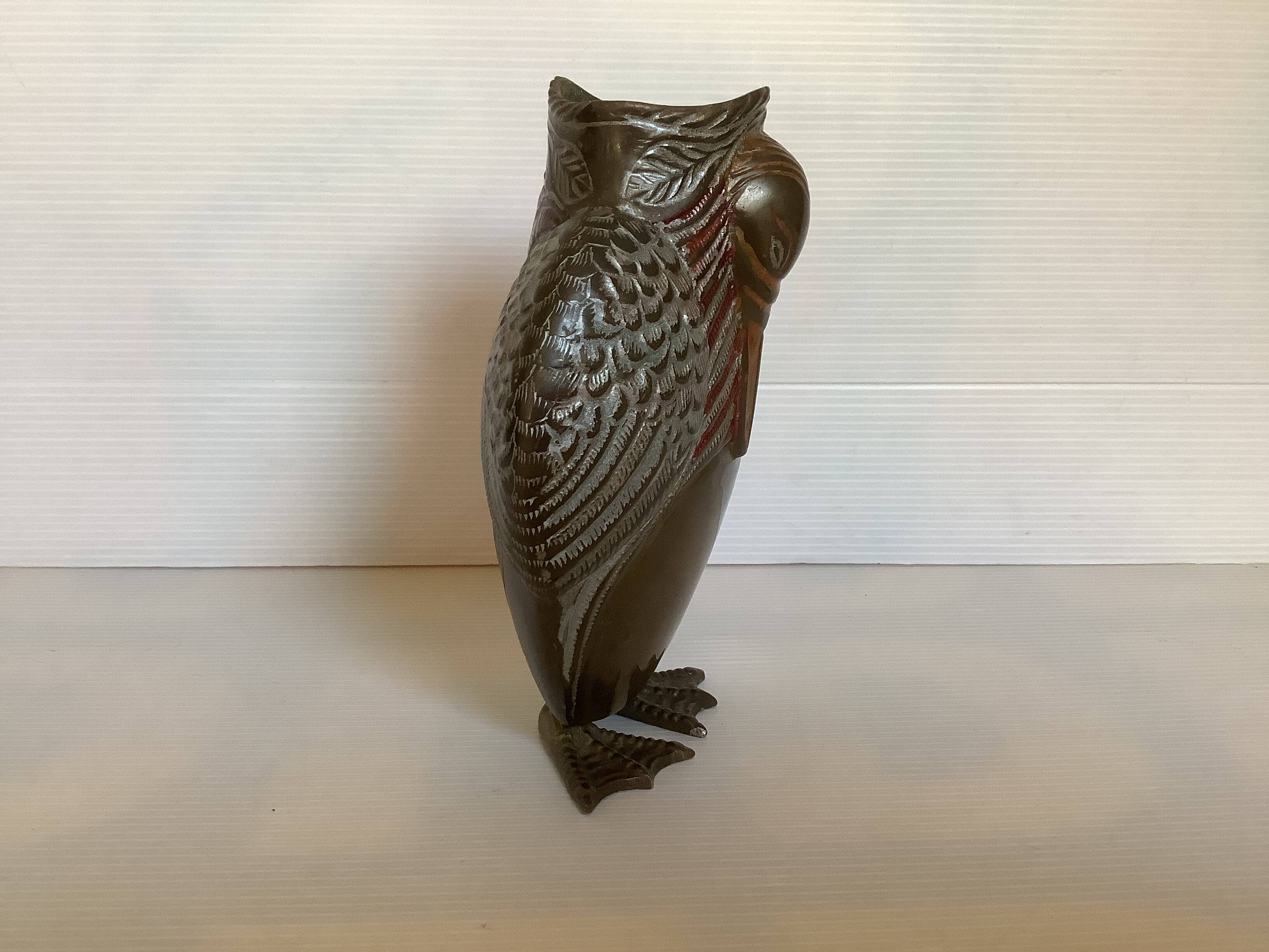 Brass zoomorphic vase