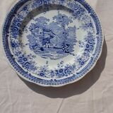 Assiette Kg Lunéville  modèle  thé cottage