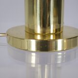 Lamp Kaiser brass glass & amber