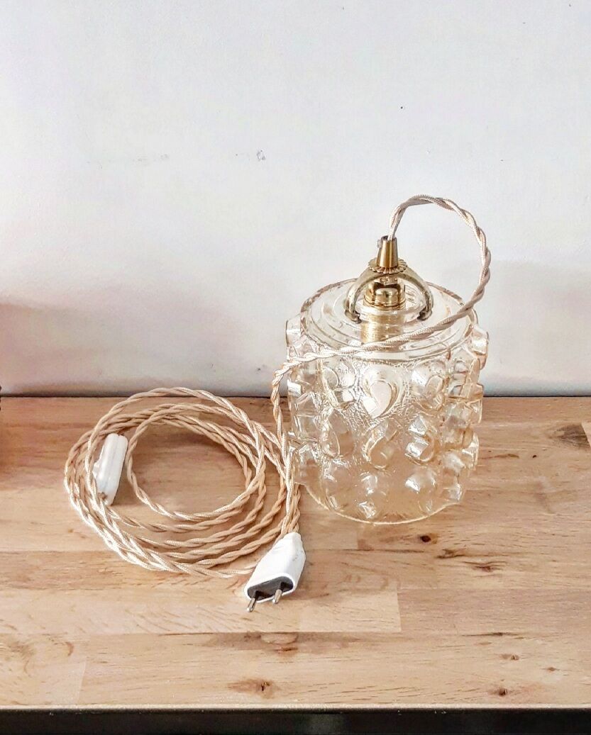 Vintage amber walkman