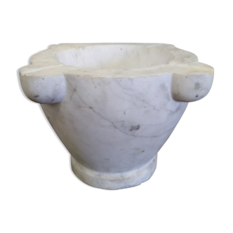 Old Apothecary white marble mortar