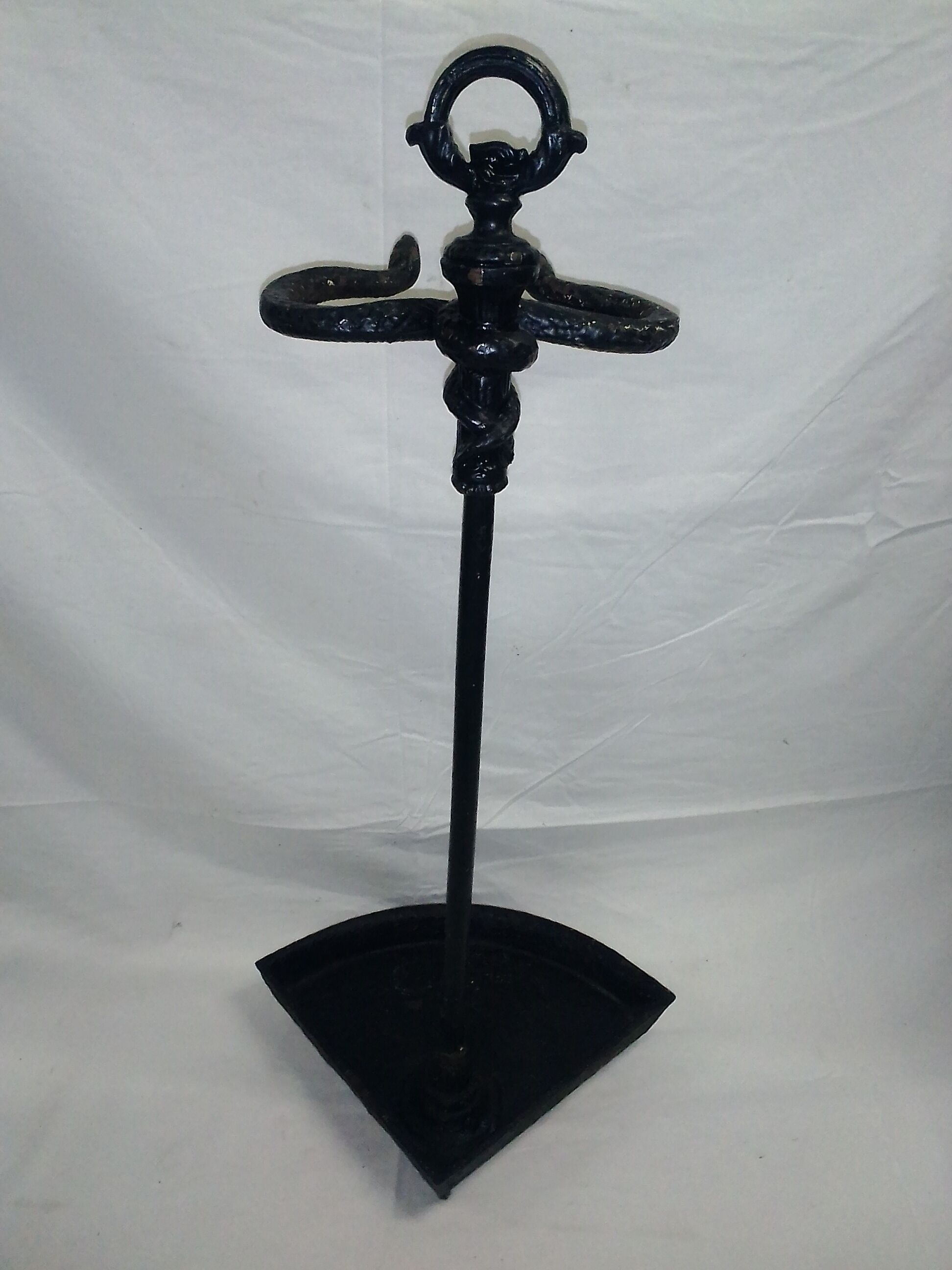 Umbrella holder cane end 19th