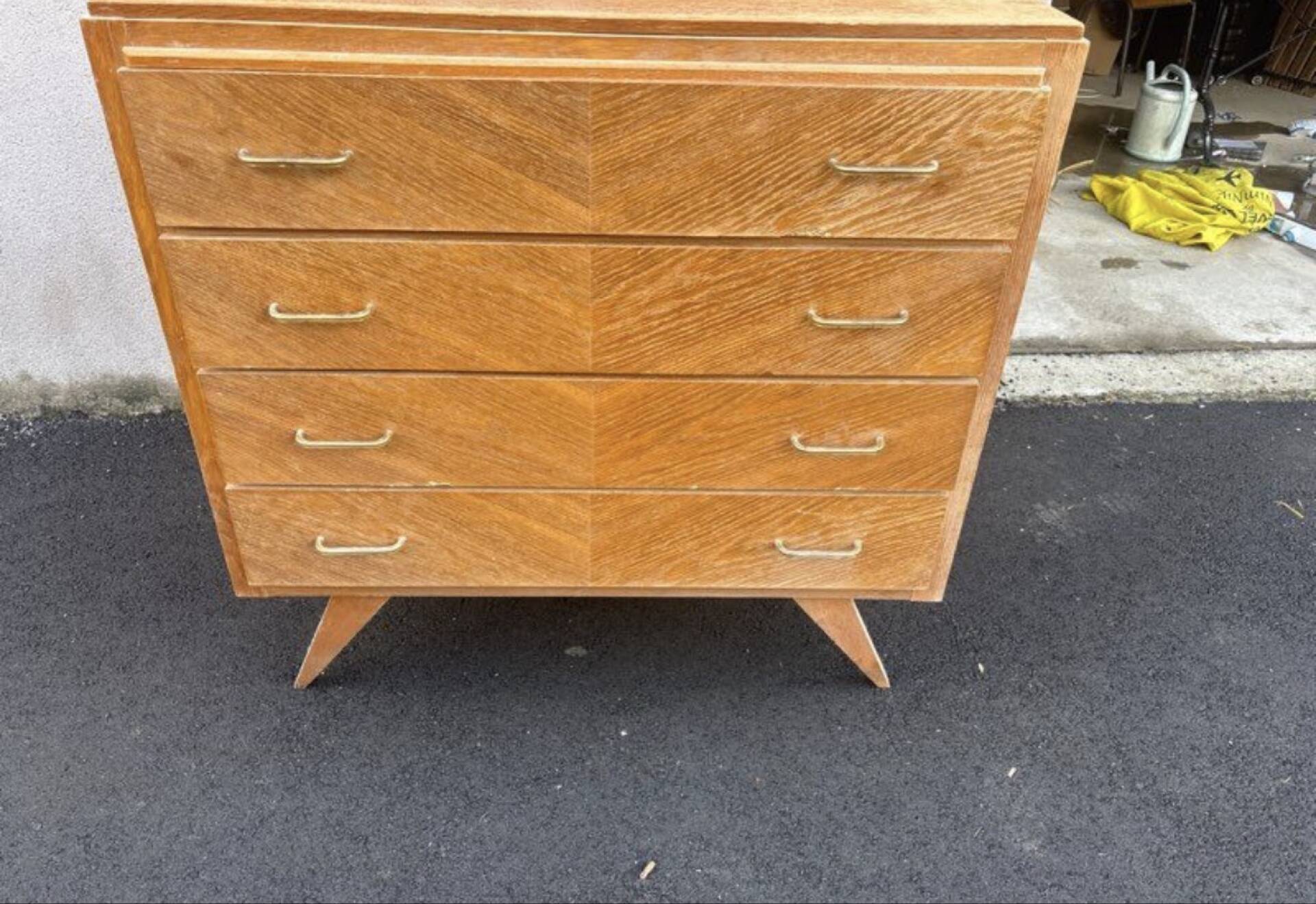 Commode bois année 60