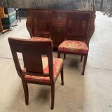 lot de trois chaises anciennes de style Empire.