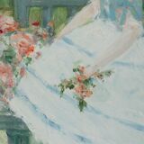 The girl with the blue bodice by Antoine Rodondi