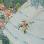 The girl with the blue bodice by Antoine Rodondi