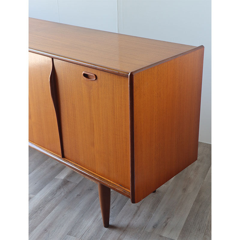 Scandinavian teak row circa 1960