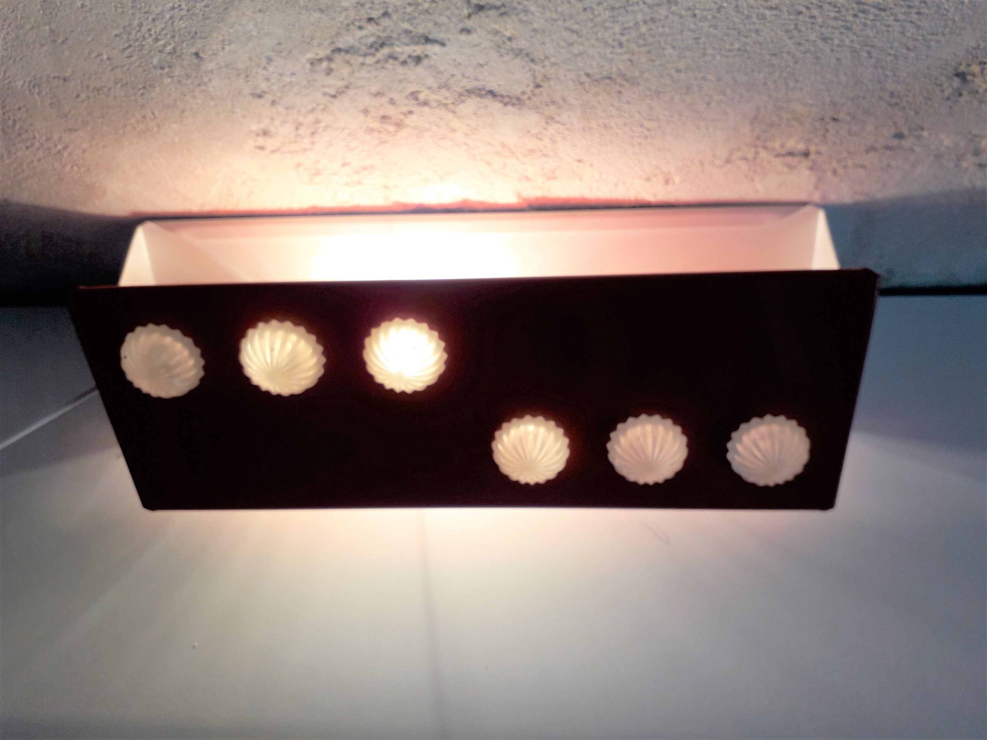 wall lamp with adjustable shutter 70s design Netherlands