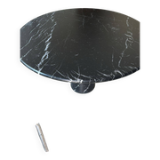 Angelo Mangiarotti M1 dining table Nero Marquina marble 130cm