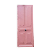 Porte d’entrée pleine ancienne en bois massif